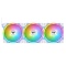 SWAFAN EX12 ARGB Sync PC Cooling Fan Hydrangea Blue TT Premium Edition (3-Fan Pack)