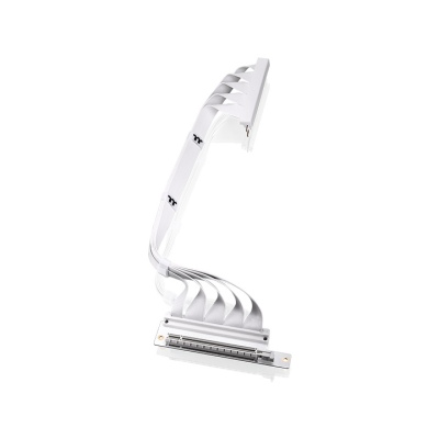 PCI-E 4.0 Dual 90 Degree Riser Cable 400mm Snow